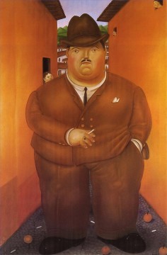 Artworks by 350 Famous Artists Painting - The Street 2 Fernando Botero